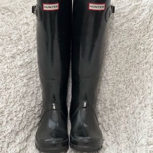 Women's Tall Back Gloss Rain Boots